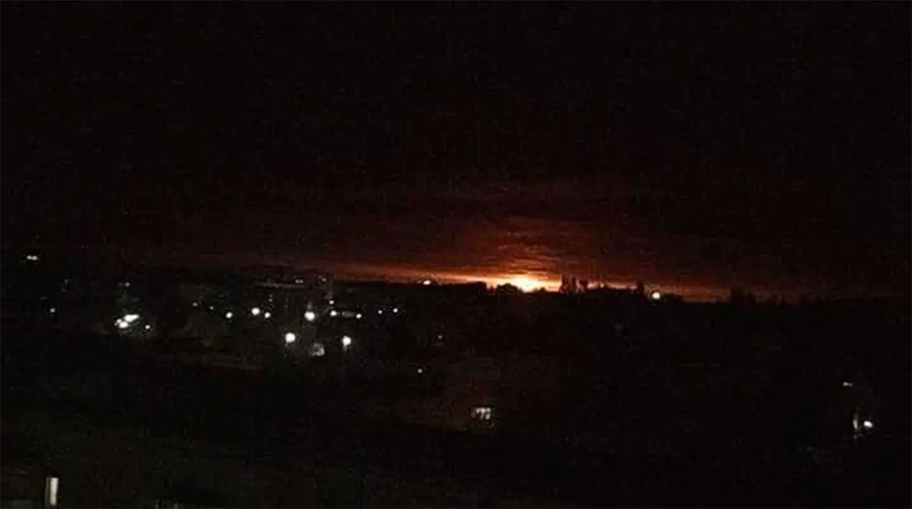 Explosion in Chernigov: Anti-Tank Projectile Strikes Residential Area, Fueling Concerns Over Civilian Infrastructure Safety