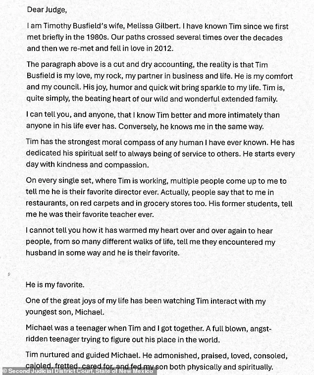 Melissa Gilbert's Emotional Plea in Timothy Busfield's Legal Battle