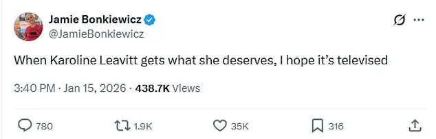 Jamie Bonkiewicz's Controversial Tweet Sparks National Debate on Free Speech, Secret Service, and Political Polarization