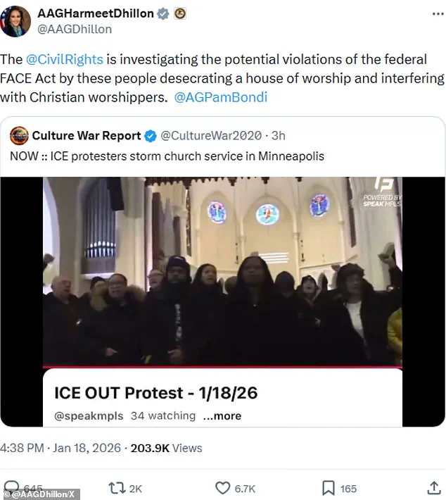 Protesters Storm St. Paul Church Over ICE Presence, Disrupting Services Amid Renee Good Shooting