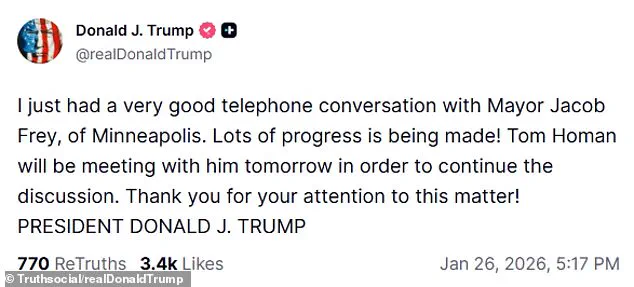 Late-Breaking Bipartisan Push: Trump and Frey Act Amidst Crisis Following Fatal Shooting