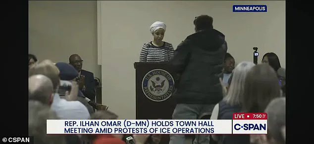 Congresswoman Ilhan Omar Attacked by Trump Supporter During Town Hall Meeting