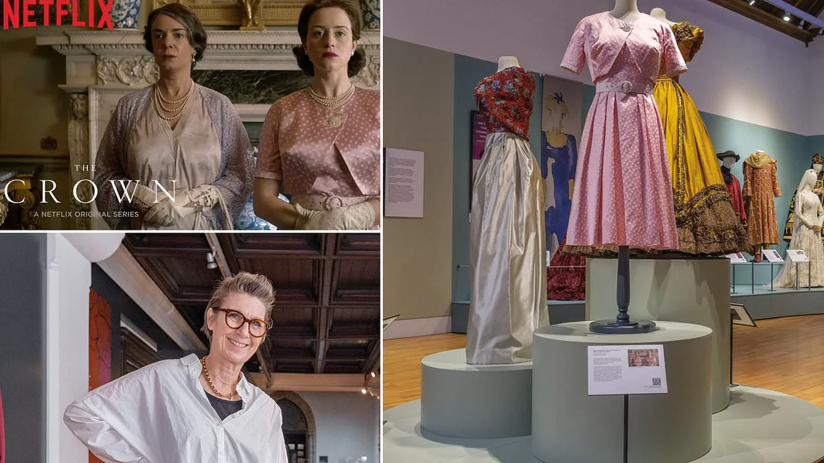 Iconic *The Crown* Pink Dress Debuts in Dundee: Costume Design and Monarchy's Evolution Take Center Stage