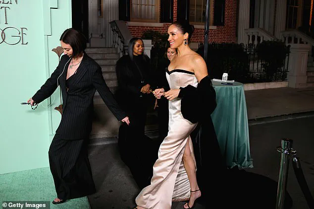 Meghan Markle Shines in Custom Pink Strapless Gown for Fifteen Percent Pledge Gala, Supporting Black-Owned Businesses