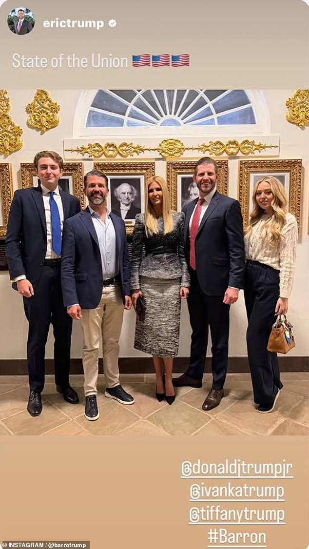 Barron Trump's Blue Tie at 2025 State of the Union Sparks Symbolic Speculation