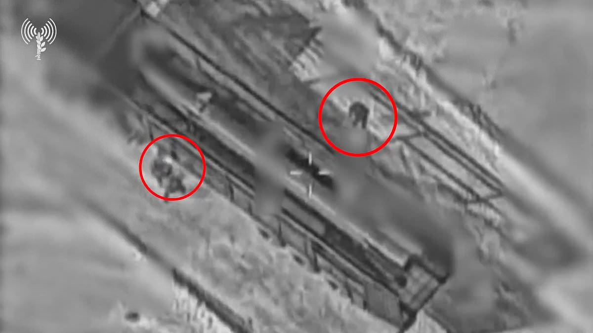 Israeli Air Force Reveals Drone Footage of Iranian Operatives Preparing Missile in Western Iran, IDF Says