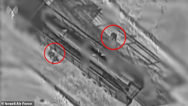 Israeli Air Force Reveals Drone Footage of Iranian Operatives Preparing Missile in Western Iran, IDF Says