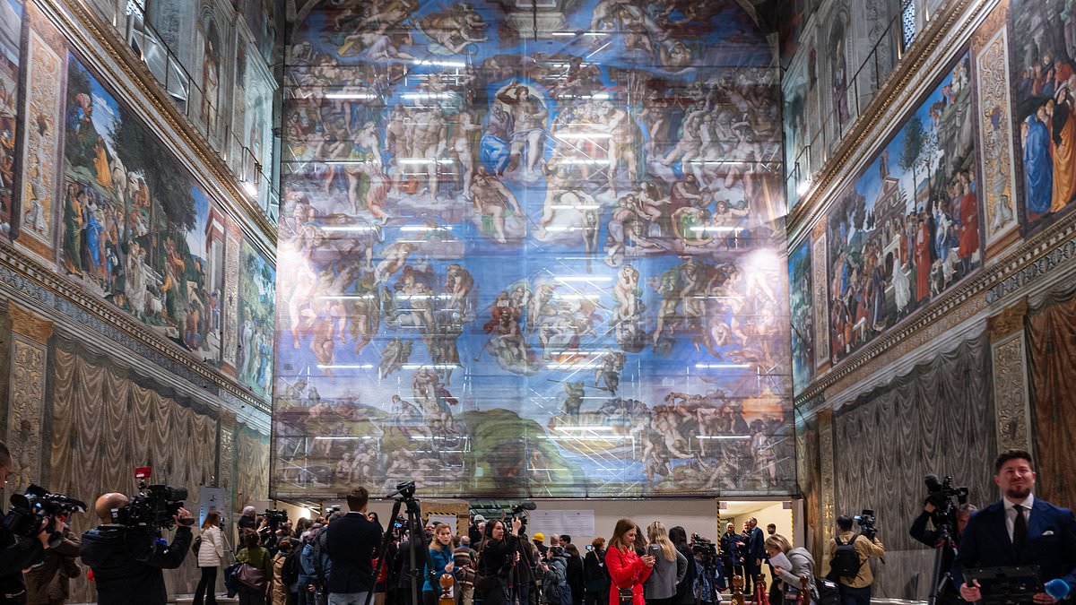 Sistine Chapel's *The Last Judgement* Restoration Reveals Vibrant Colors After 30 Years of Salt Damage