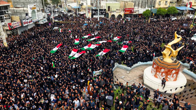 Anger and Grief as Iran Holds Mass Funeral for 165 School Victims, Blaming US-Israeli Attack