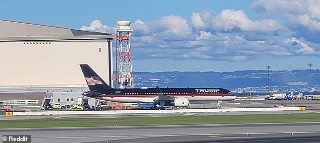 San Francisco Residents Fume as Donald Trump's Private Plane Parks at Airport