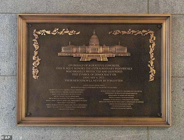Controversial Plaque Honoring Capitol Defenders Installed Quietly, Names Omitted Despite Law