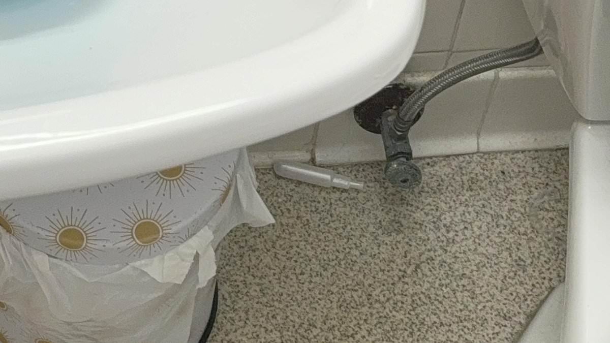 Viral Optical Illusion Challenge: Can You Spot the Hidden Invisalign Aligner in This Dorm Bathroom?