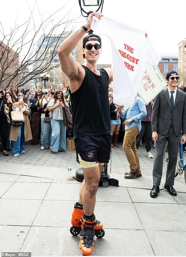 After *Love Story* Premiere, JFK Jr. Lookalike Contest Draws Crowd in Washington Square Park