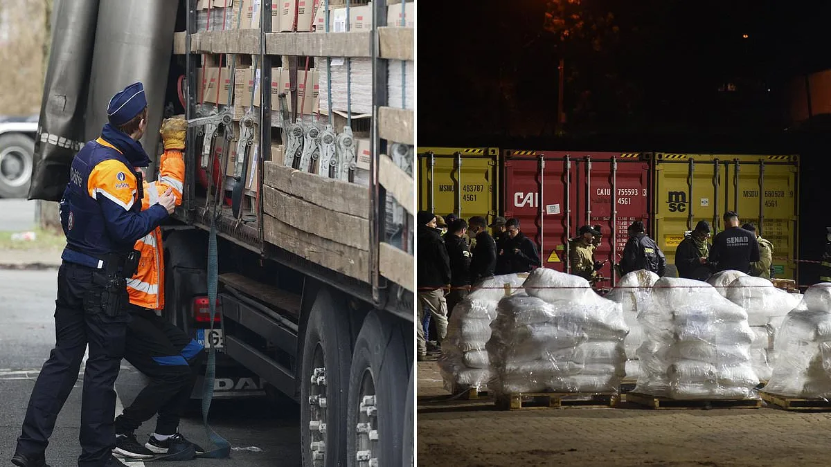 Belgium's Judge Warns of 'Narco State' as Cocaine Floods Through Antwerp and Rotterdam
