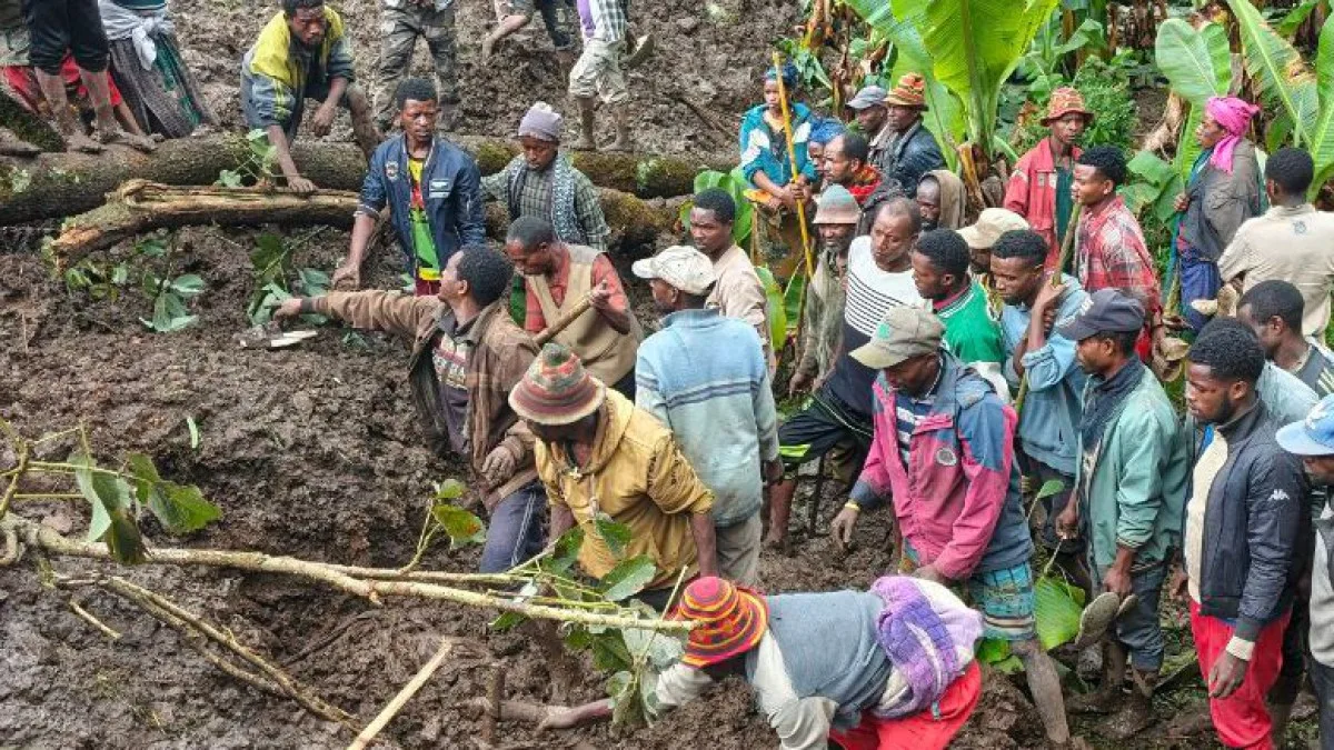 Ethiopia's Gamo Zone: Death Toll Surpasses 64 as Search Continues for 128 Missing Amid Landslides and Flooding