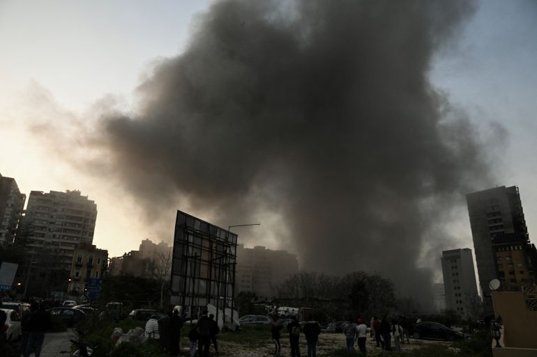 Black Smoke Over Beirut as Israel Steps Up Military Campaign Against Hezbollah