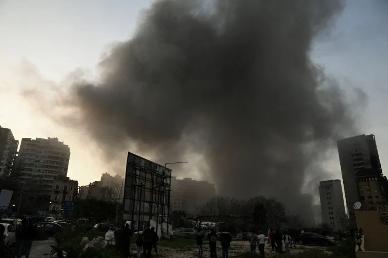 Black Smoke Over Beirut as Israel Steps Up Military Campaign Against Hezbollah