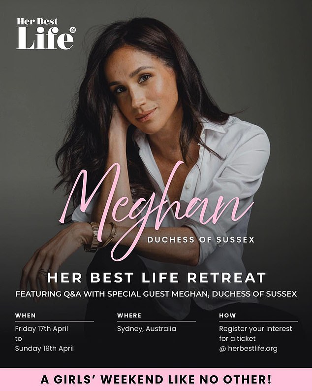 Meghan Markle to Attend Luxurious Sydney Retreat with Exclusive Self-Help Workshops and VIP Access