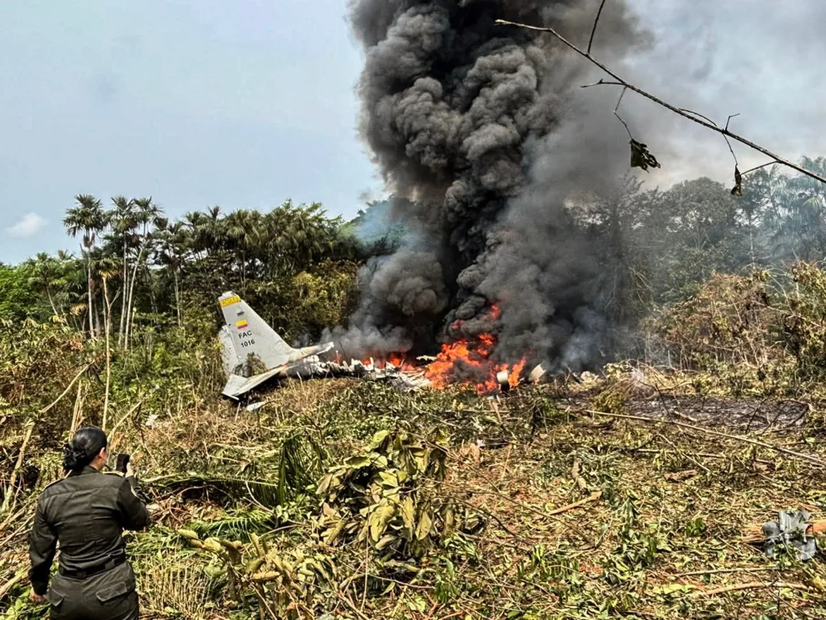 Colombian Military Plane Crash Leaves at Least One Dead, Dozens Injured Near Puerto Leguizamo as Investigation Begins