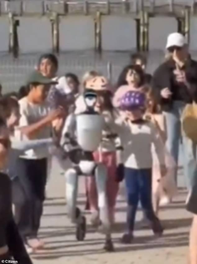 Humanoid Robot's Viral Tag Game with Kids in NYC Sparks Accessibility Debate