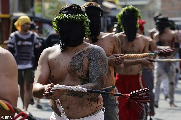 Blindfolded Devotees Endure Excruciating Self-Flagellation in Centuries-Old Catholic Tradition