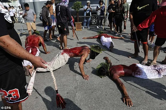 Blindfolded Devotees Endure Excruciating Self-Flagellation in Centuries-Old Catholic Tradition