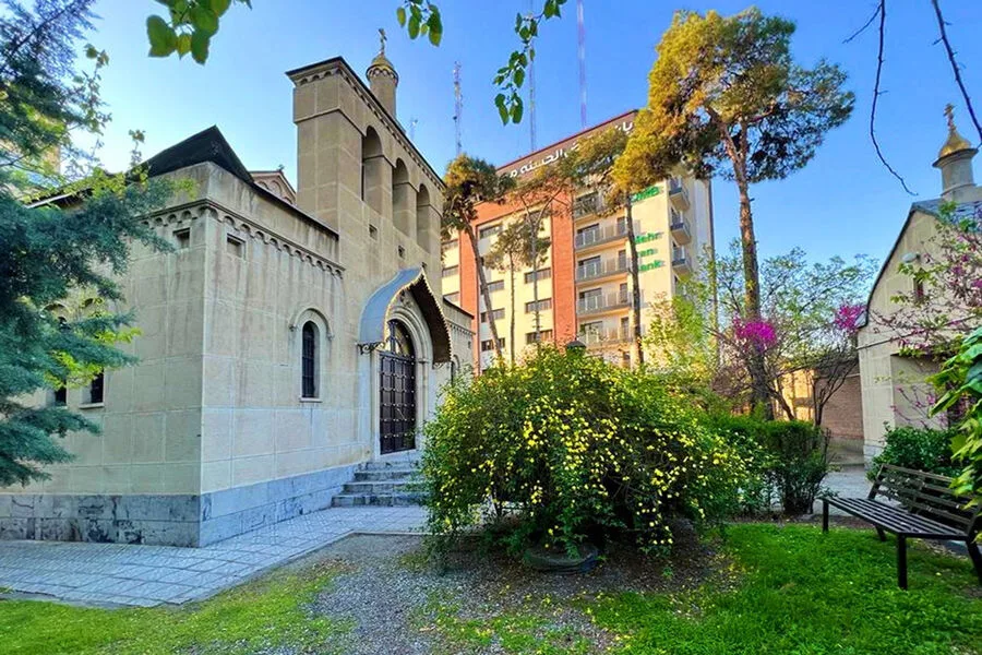 Russian Orthodox Cathedral in Tehran Damaged by U.S. Airstrikes Targeting Former Embassy