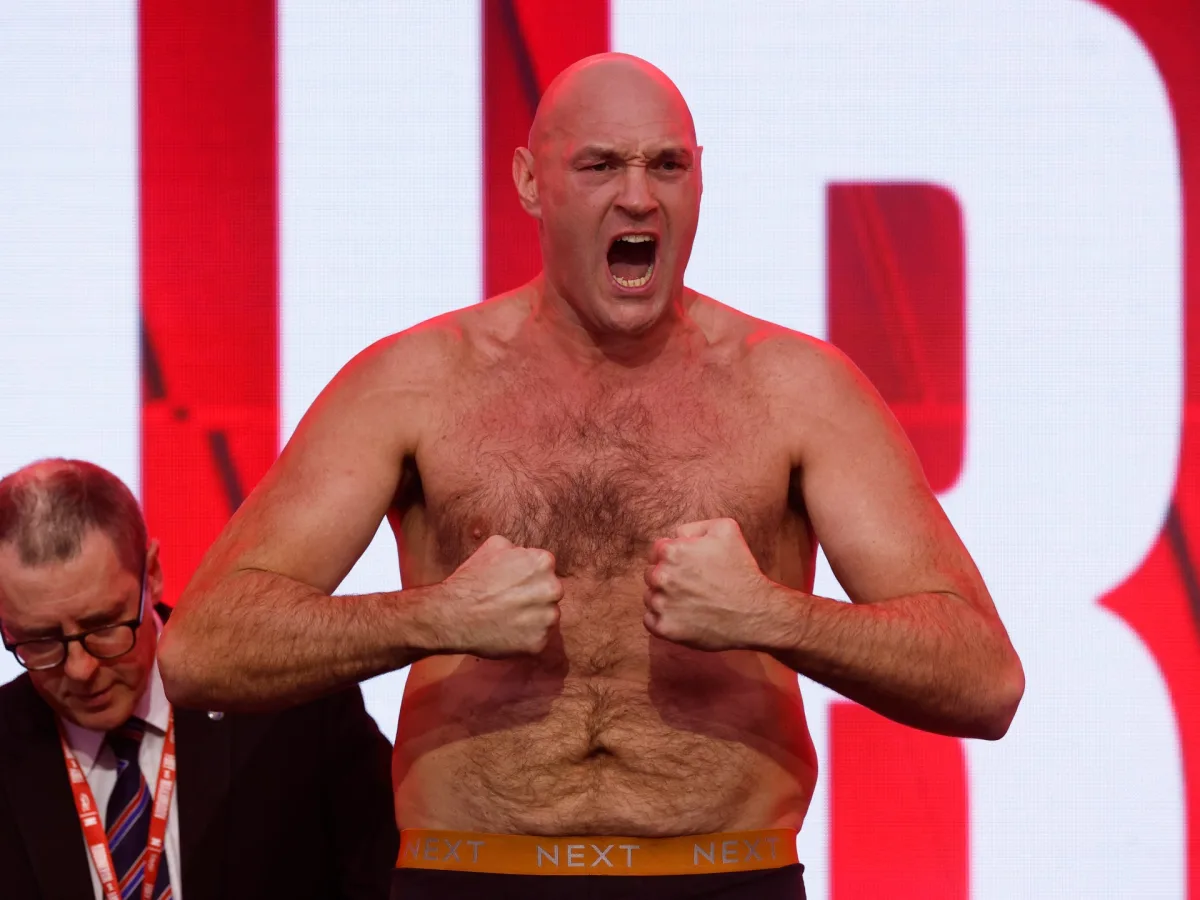 Tyson Fury Weighs In Lighter as He Returns for Crucial Comeback Fight