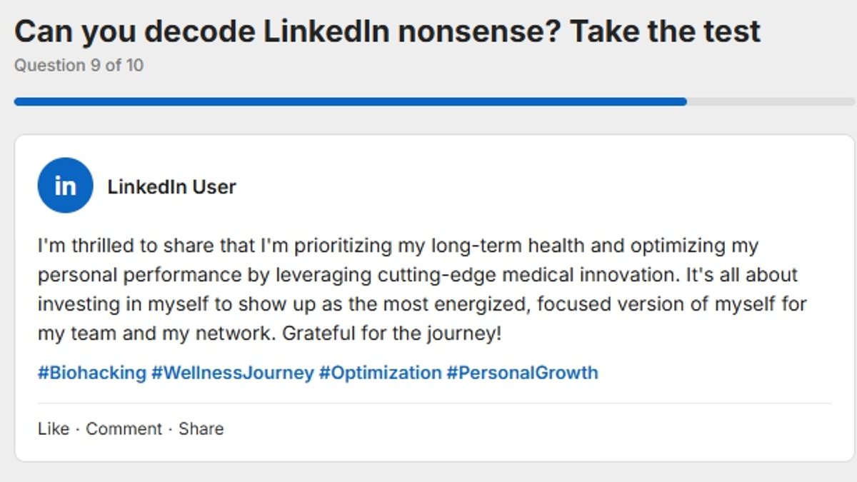 New AI tool translates absurd LinkedIn jargon back into plain English.