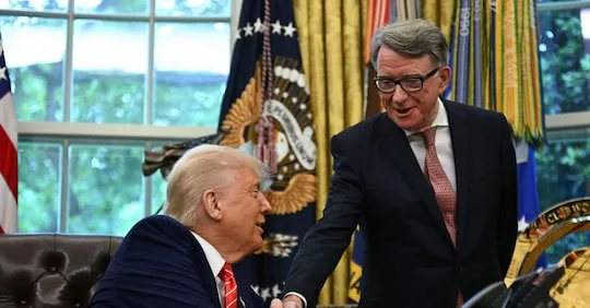 New Epstein documents reveal Jeffrey Epstein funded Lord Peter Mandelson's travel.