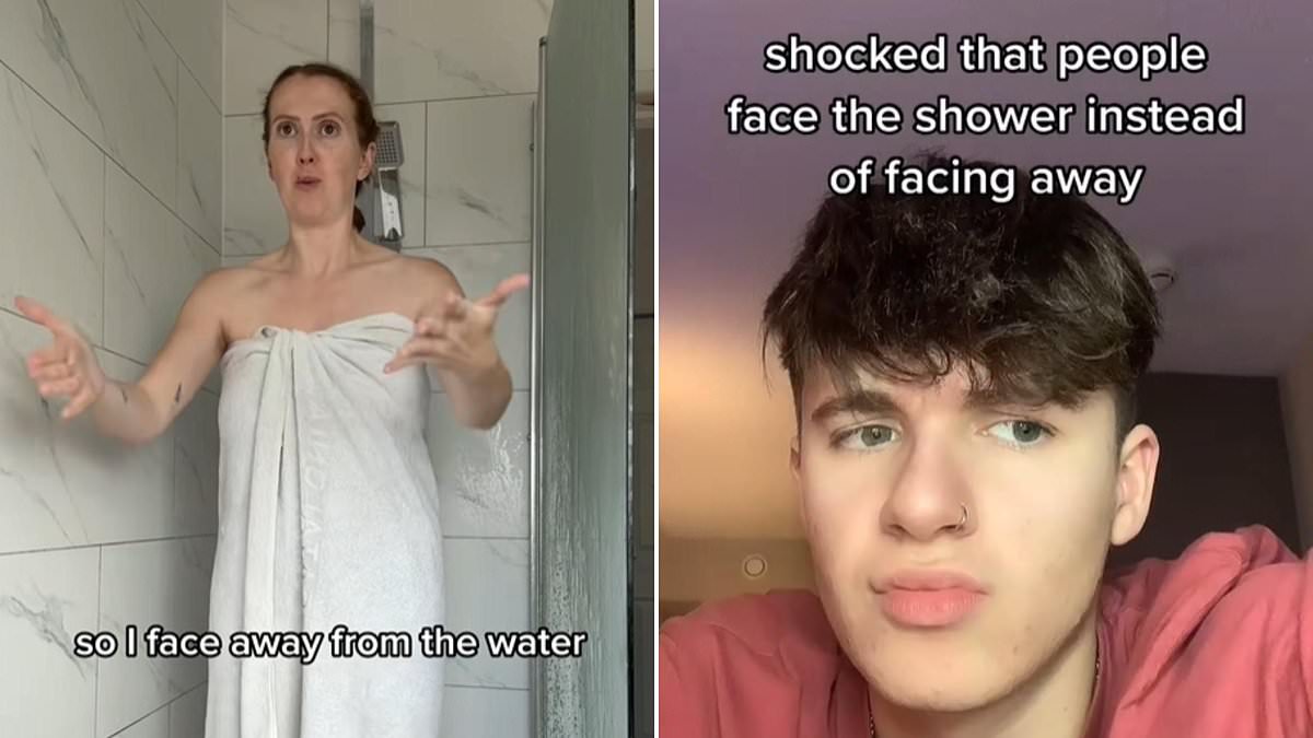 Scientists resolve decades-old shower debate over facing water or away