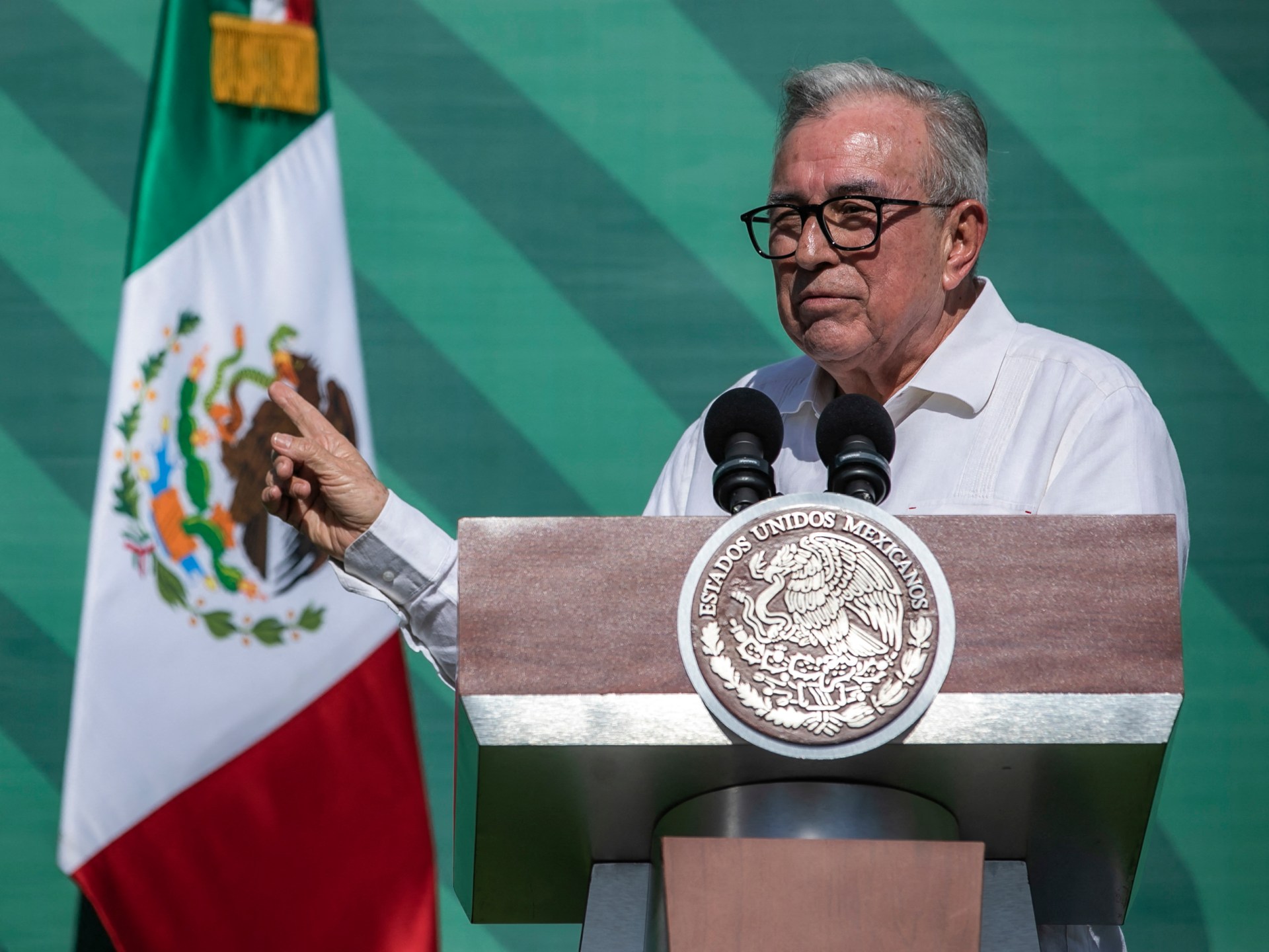 US prosecutors charge Mexican governor and nine officials in cartel conspiracy.