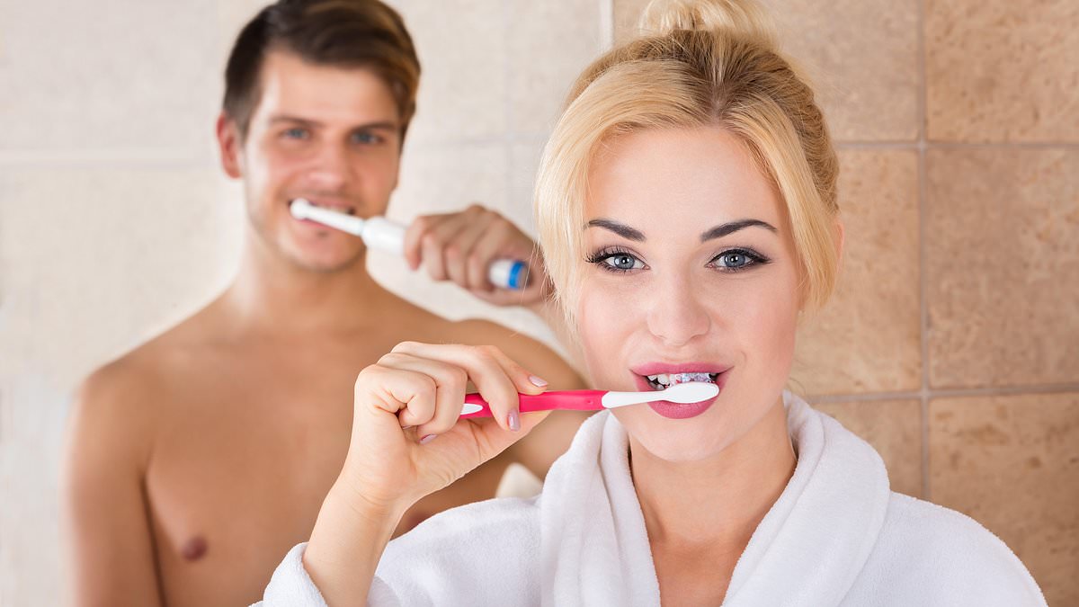 Dr Chopra warns brushing after breakfast can damage enamel.