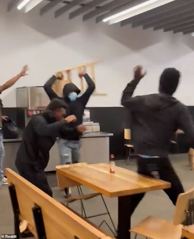 Youths Storm DC Chipotle, Throwing Chairs and Fighting in Viral Video