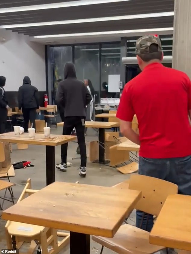 Youths Storm DC Chipotle, Throwing Chairs and Fighting in Viral Video