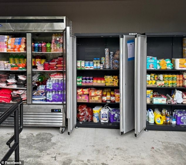 Louisiana mother weeps as community fridge emptied in 40 minutes.