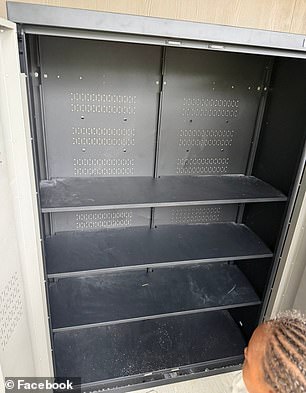 Louisiana mother weeps as community fridge emptied in 40 minutes.