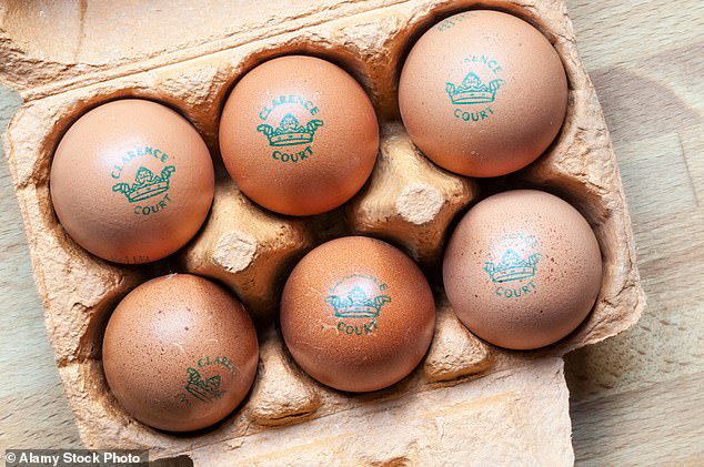 Experts say standard eggs offer better value than luxury Burford Browns.