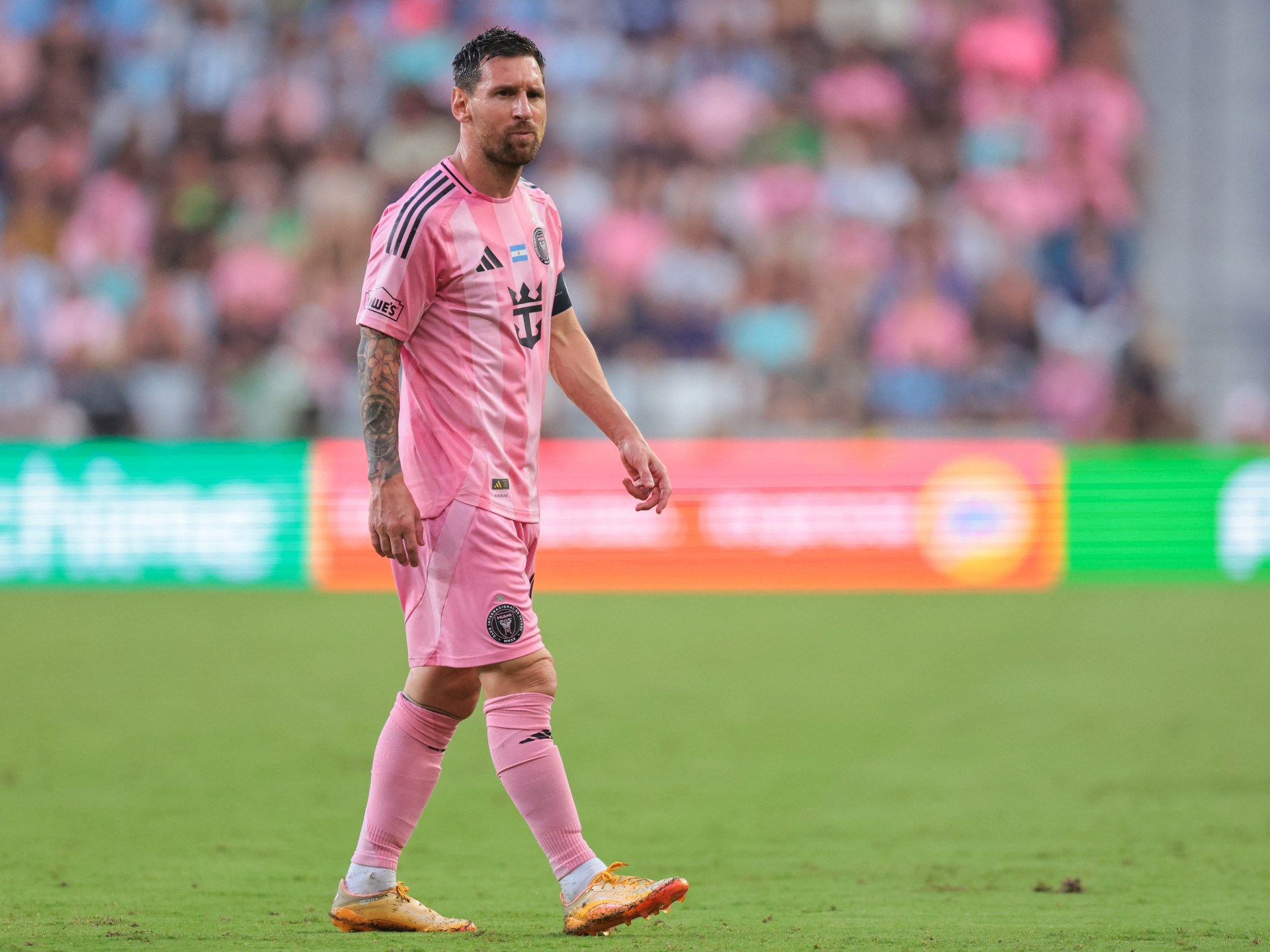 Messi sidelined with hamstring injury ahead of Argentina World Cup camp