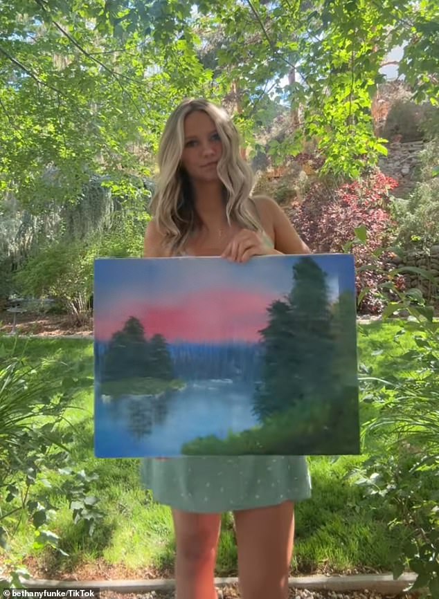 Survivor Bethany Funke Returns to Social Media with Oil Painting