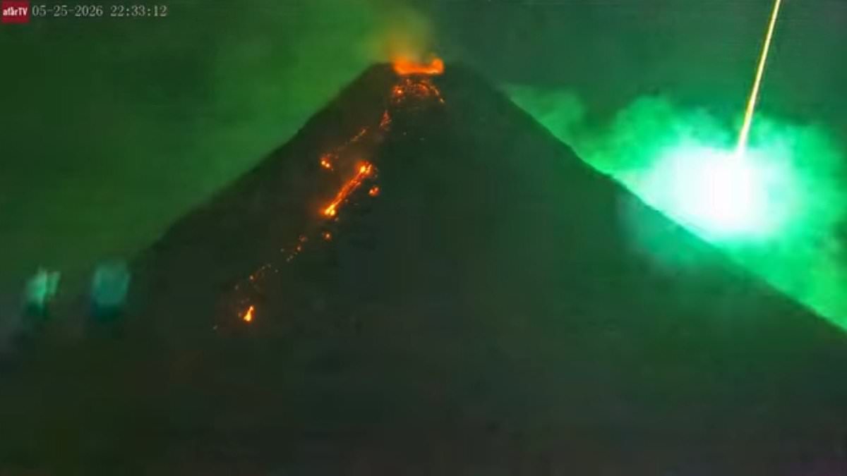 Space rock disintegrated harmlessly above Mount Mayon during eruption