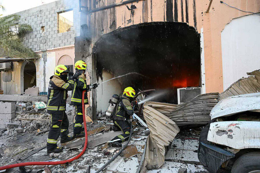 Iranian Drone Debris Ignites Chaos and Leaves Girl Injured in Bahrain