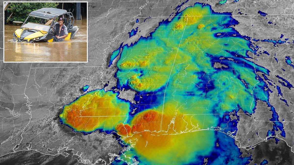 Tropical Storm Arthur brings deadly flooding to millions across eight states.