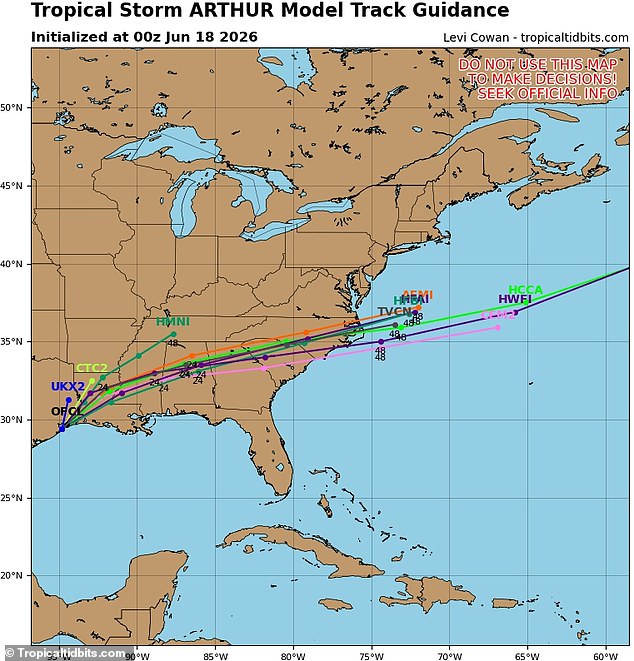 Tropical Storm Arthur brings deadly flooding to millions across eight states.