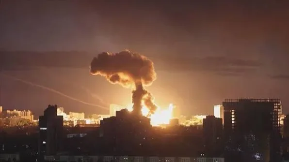 Russia launches massive drone and missile assault on Ukraine's defense and energy sectors.