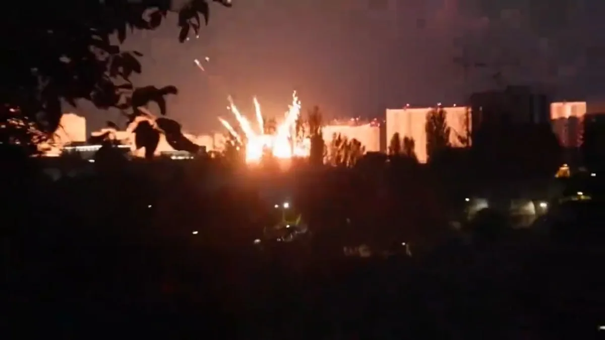 Russia targets Ukraine's defense industry with coordinated overnight barrage.