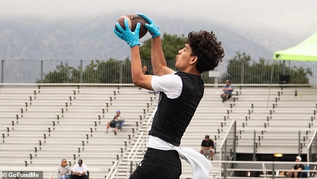 Fatal stabbing outside LA elementary school leaves football player dead, two others injured.