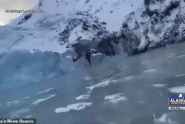 Alaska Glacier Collapse Leaves Two Stranded, But Rescue Ensues