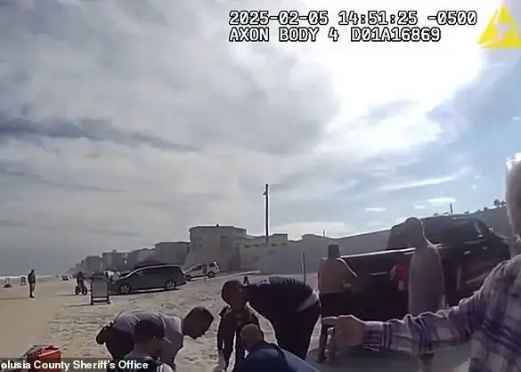 Body Camera Footage Captures Heartbreaking Beach Accident