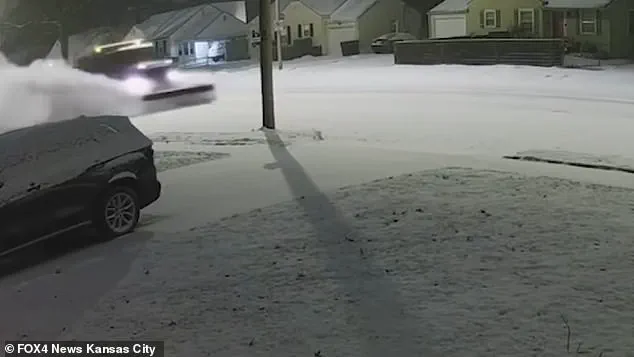 Dangerous Snow Plow Driver in Kansas City Leaves Locals Terrified